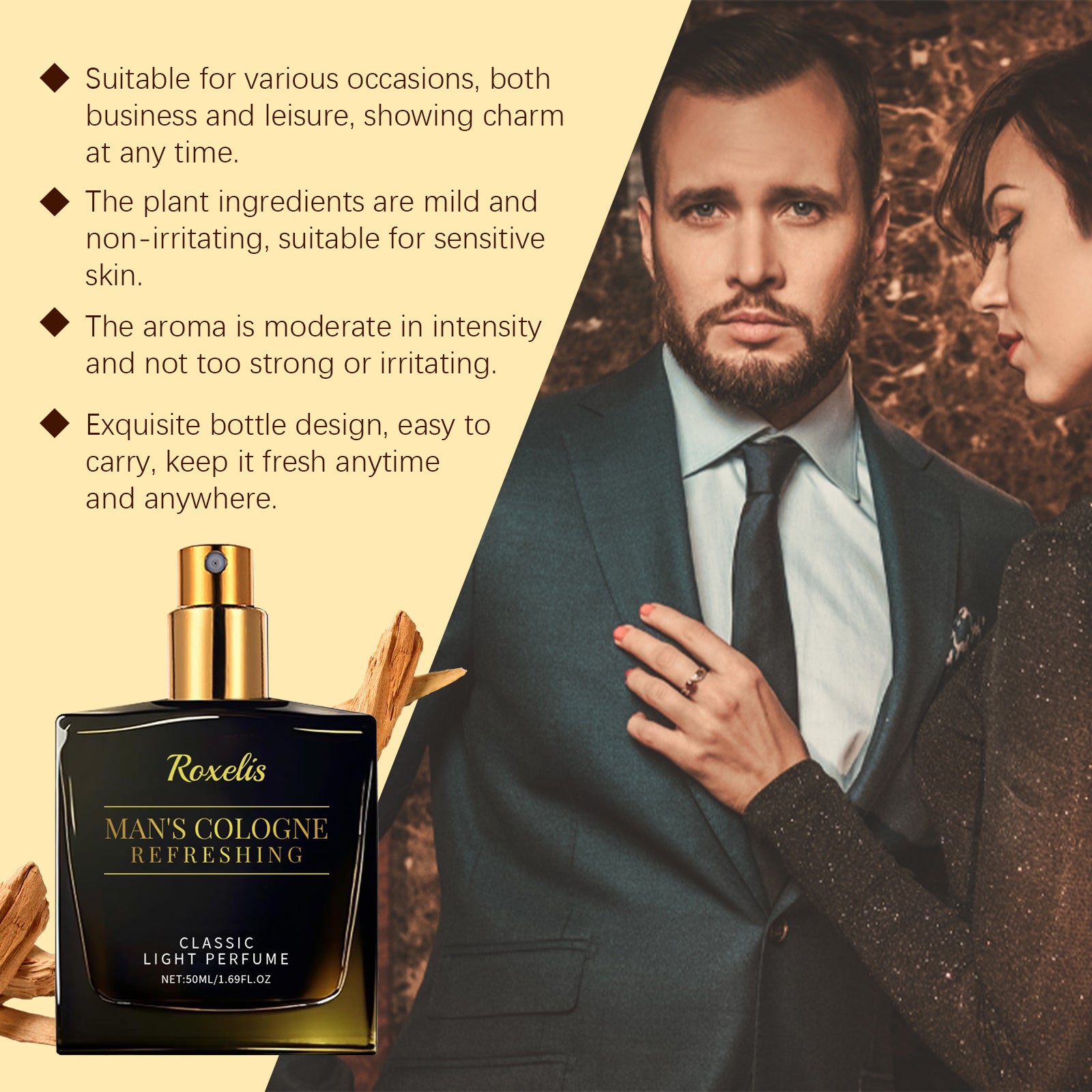 Roxelis Men's Cologne - Premium Cologne from Concordia Style Boutique - Just $12.96! Shop now at Concordia Style Boutique