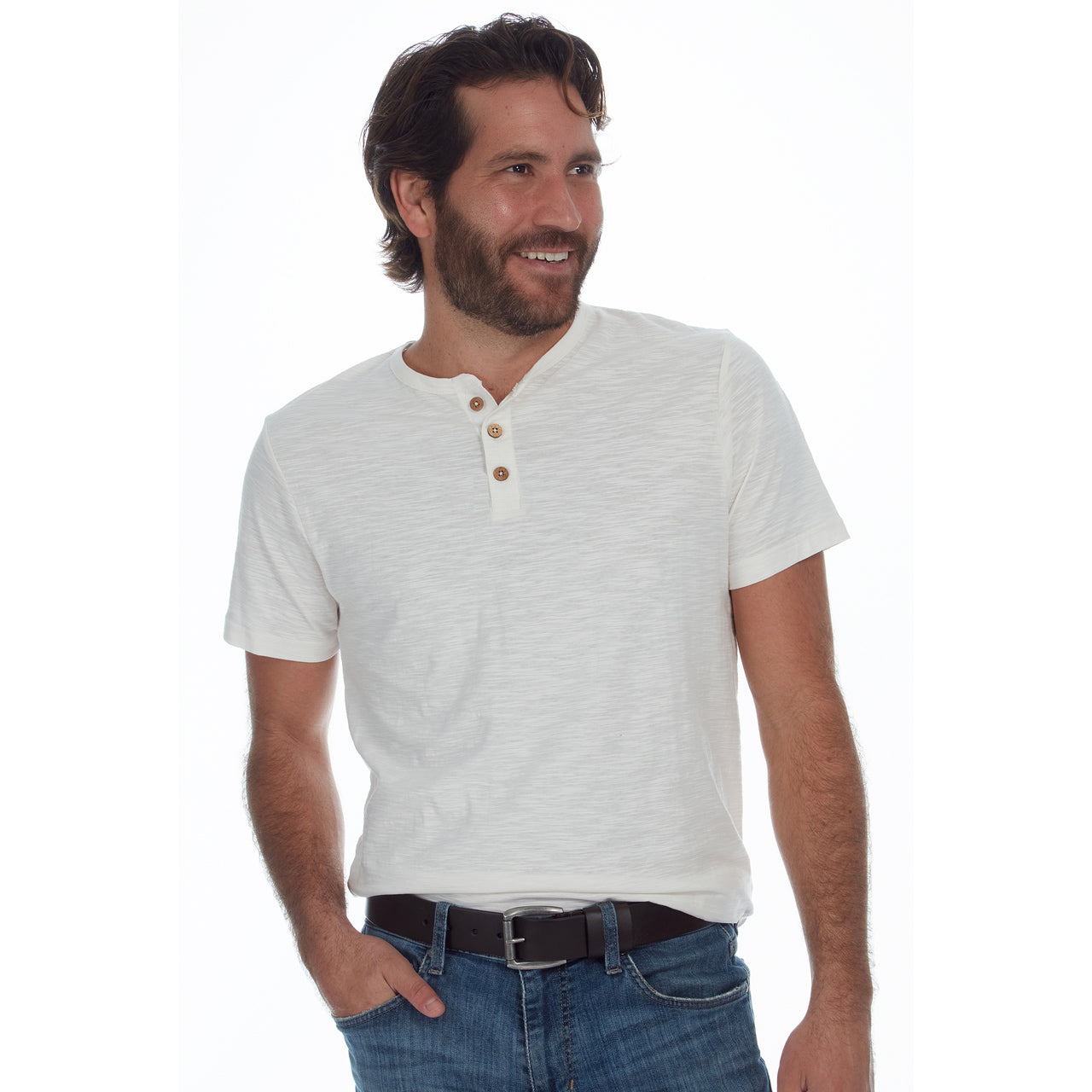 Nick Buffalo Leather 4 CM Belt - Concordia Style Boutique