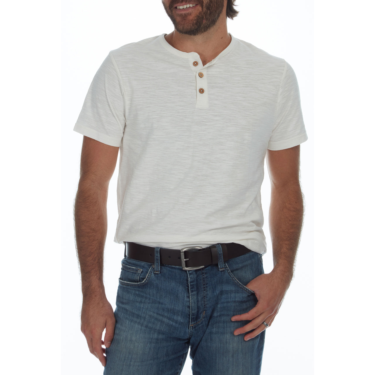 Nick Buffalo Leather 4 CM Belt - Concordia Style Boutique