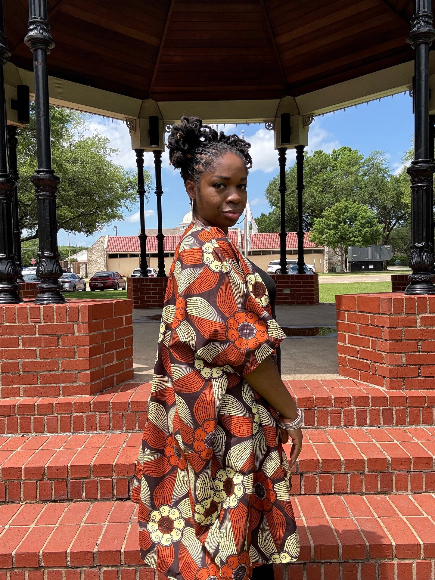 UWA Bold African Print Kimono Jacket - Handmade Ankara Outerwear for Women