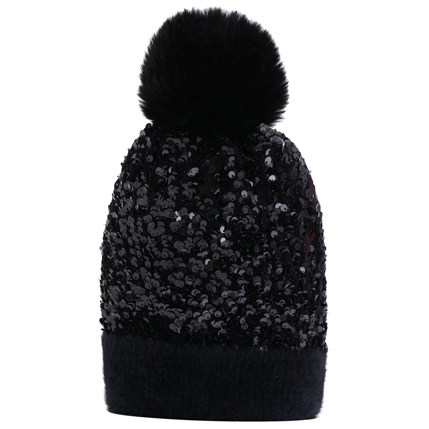 Gemma Snow Beanie in Black