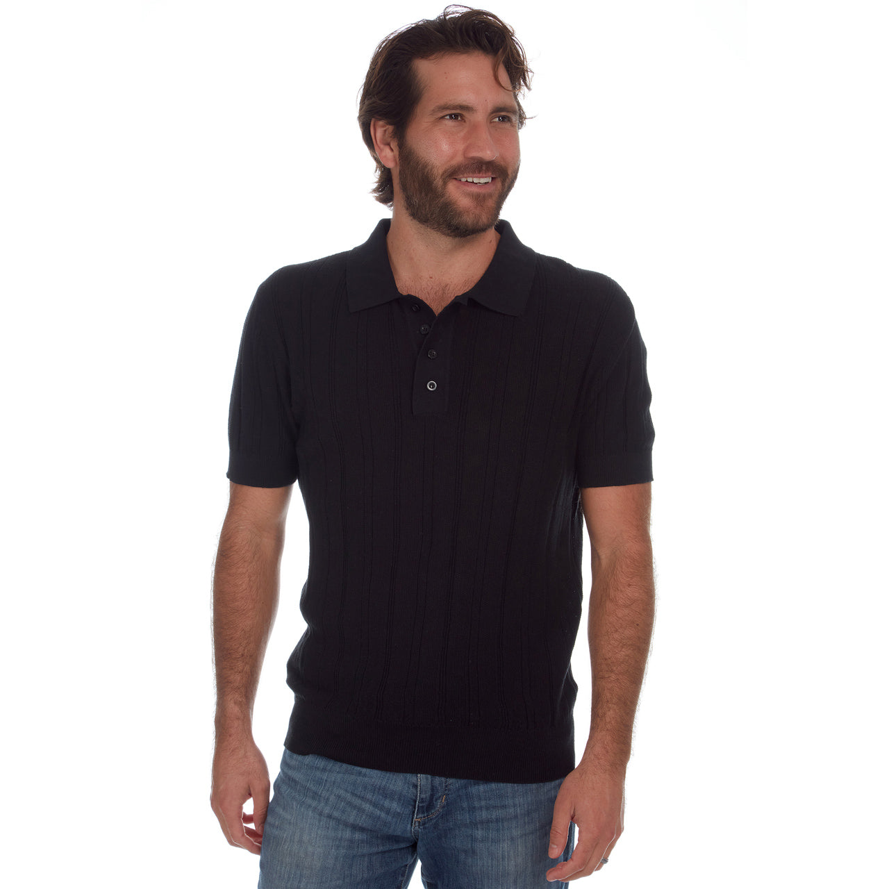 Edison Sweater Knit Polo - Concordia Style Boutique