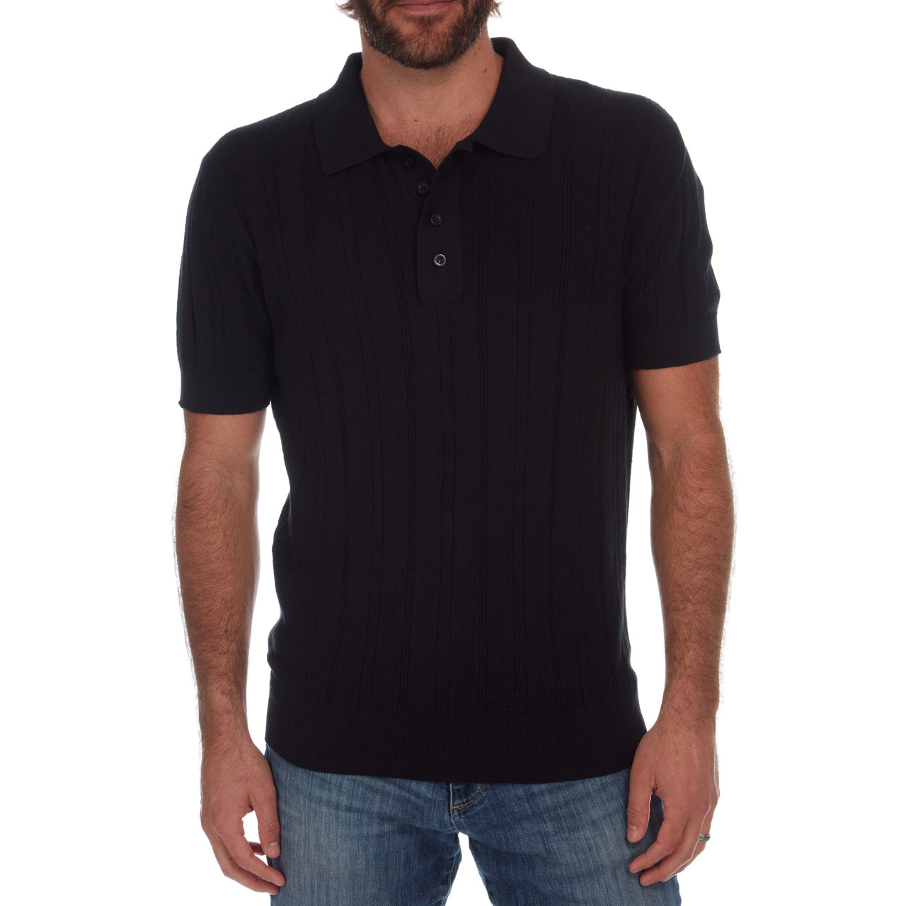 Edison Sweater Knit Polo - Concordia Style Boutique