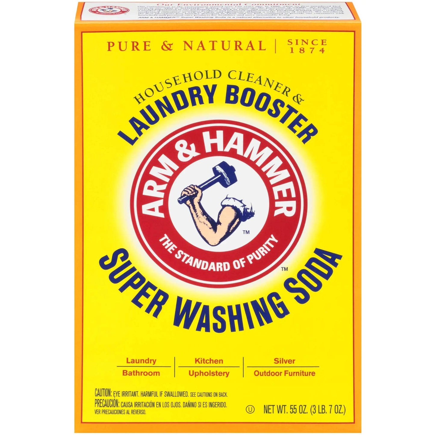 Arm & Hammer Super Washing Soda Detergent Booster & Household Cleaner 55 oz. - Concordia Style Boutique