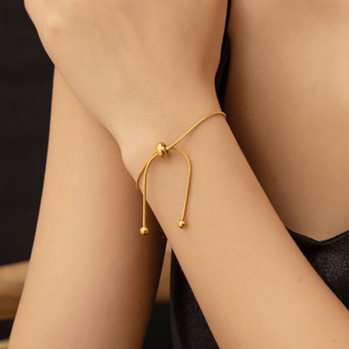 DRAWSTRING BRACELET (ADJUSTABLE) - Concordia Style Boutique