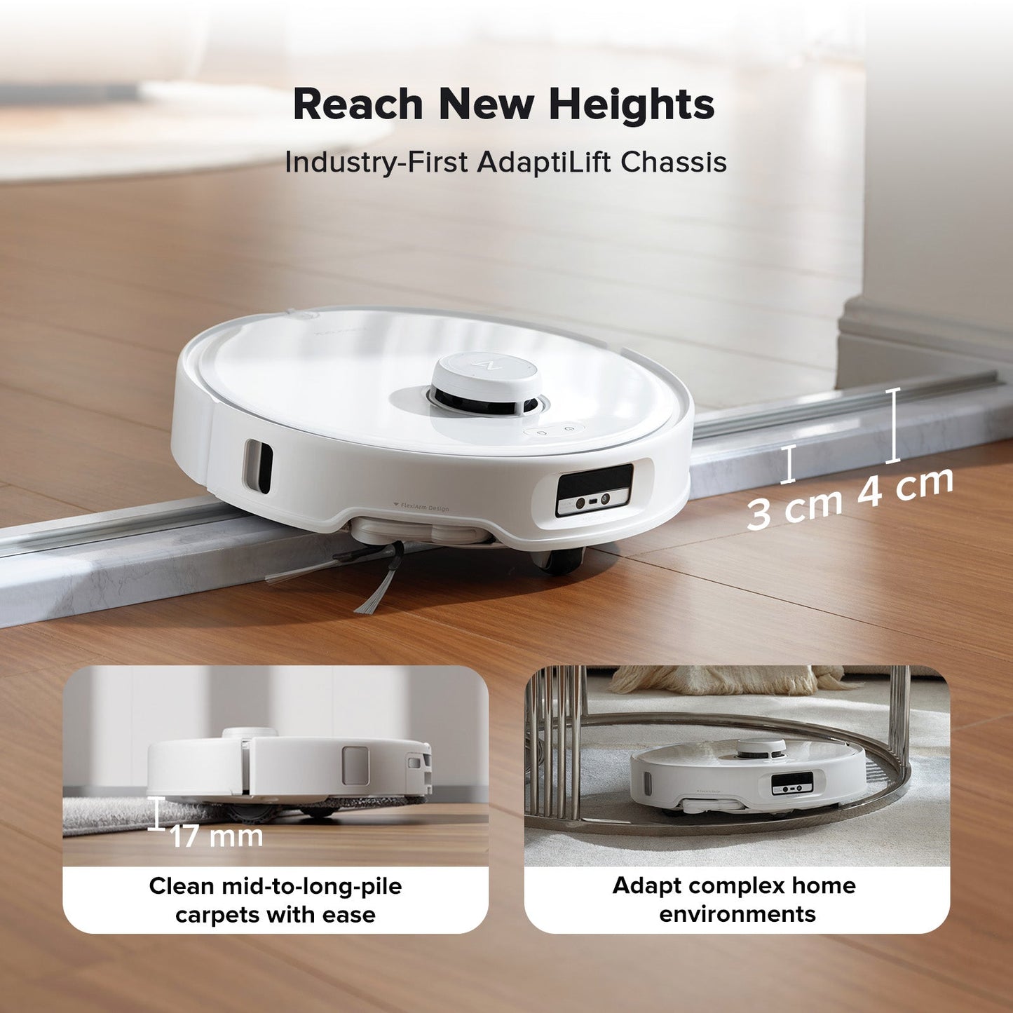 Roborock Qrevo Curv Robot Vacuum with Multifunctional Dock 3.0
