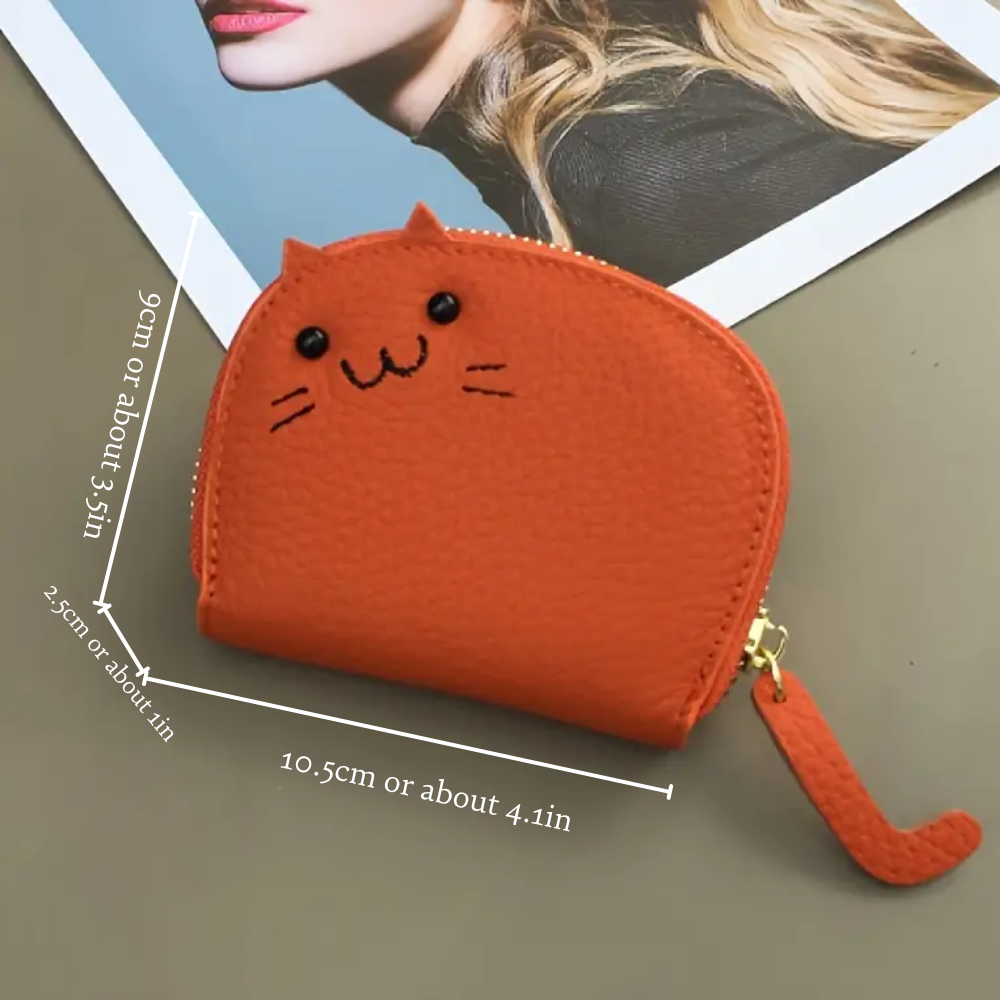 LEATHER FELINE WALLET - Concordia Style Boutique