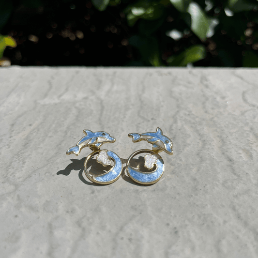 DOLPHIN EARRINGS (PAIR) - Concordia Style Boutique