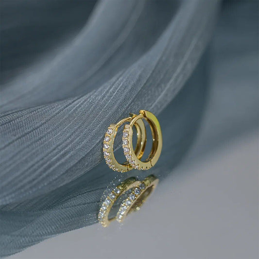 HUGGIE HOOP EARRINGS (PAIR) - Concordia Style Boutique