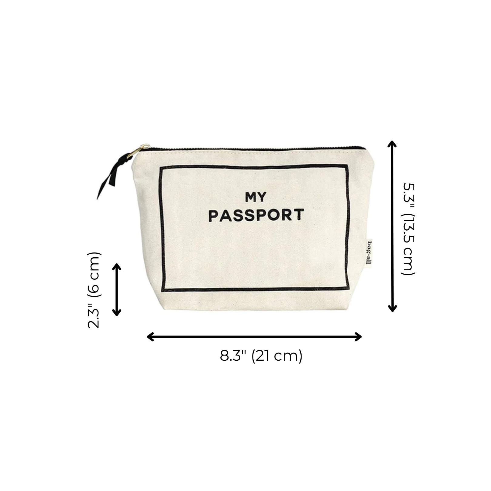 Passport Pouch, Cream - Concordia Style Boutique