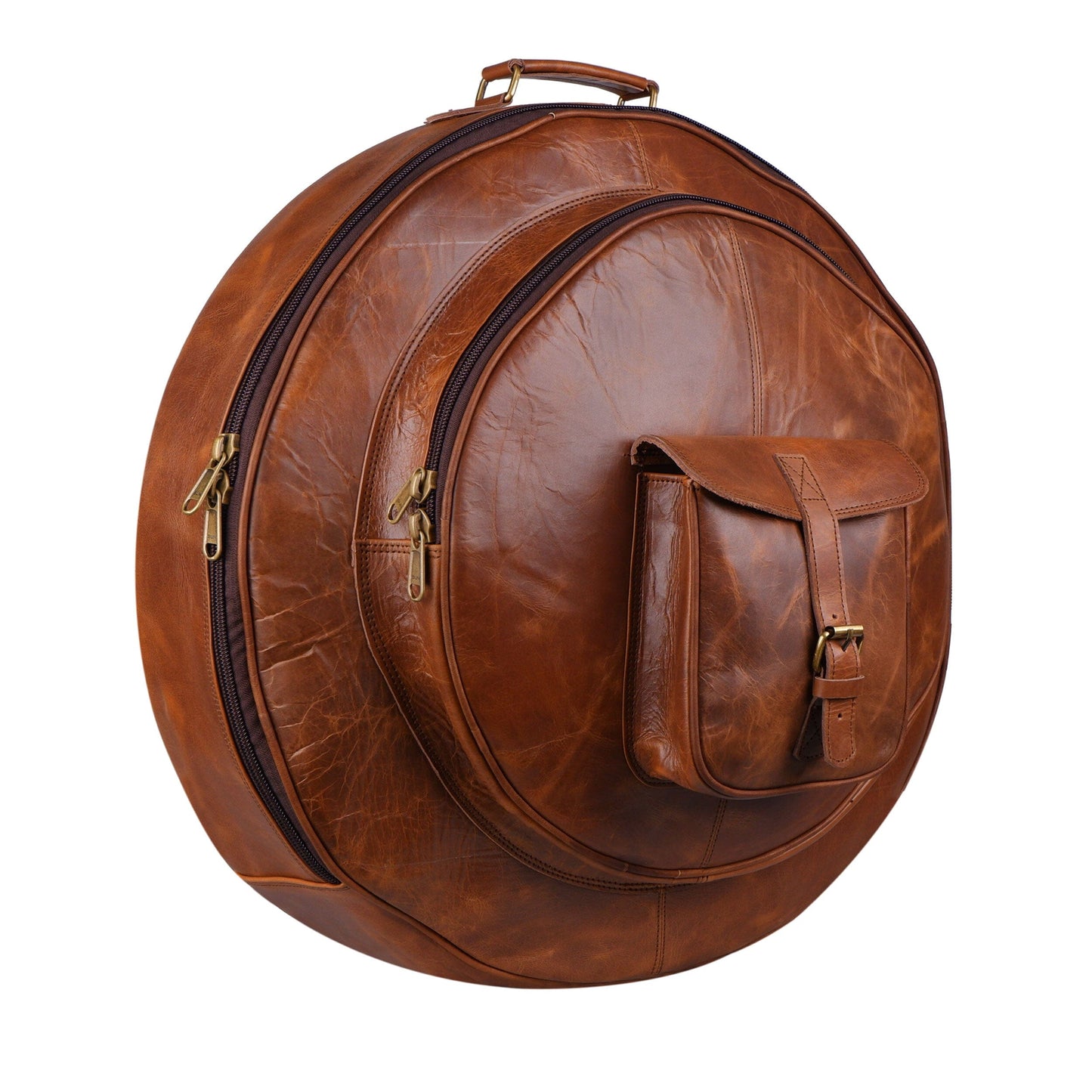 Rustic Buffalo Cymbal Case - Concordia Style Boutique
