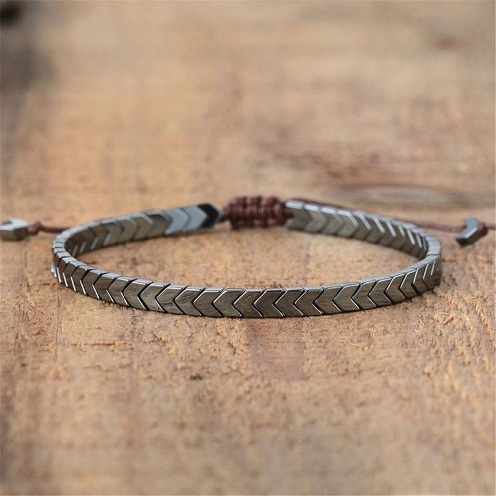 HEMATITE BRACELET (ADJUSTABLE) - Concordia Style Boutique