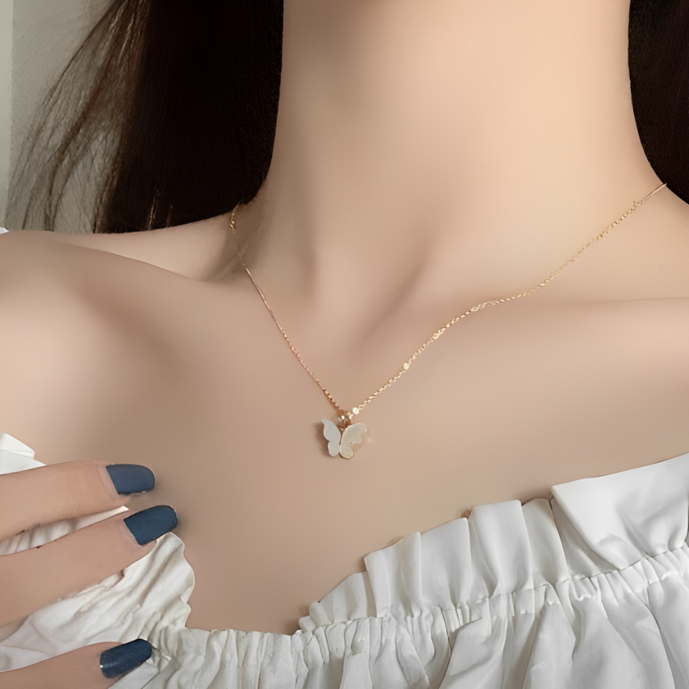 DAINTY BUTTERFLY NECKLACE - Concordia Style Boutique
