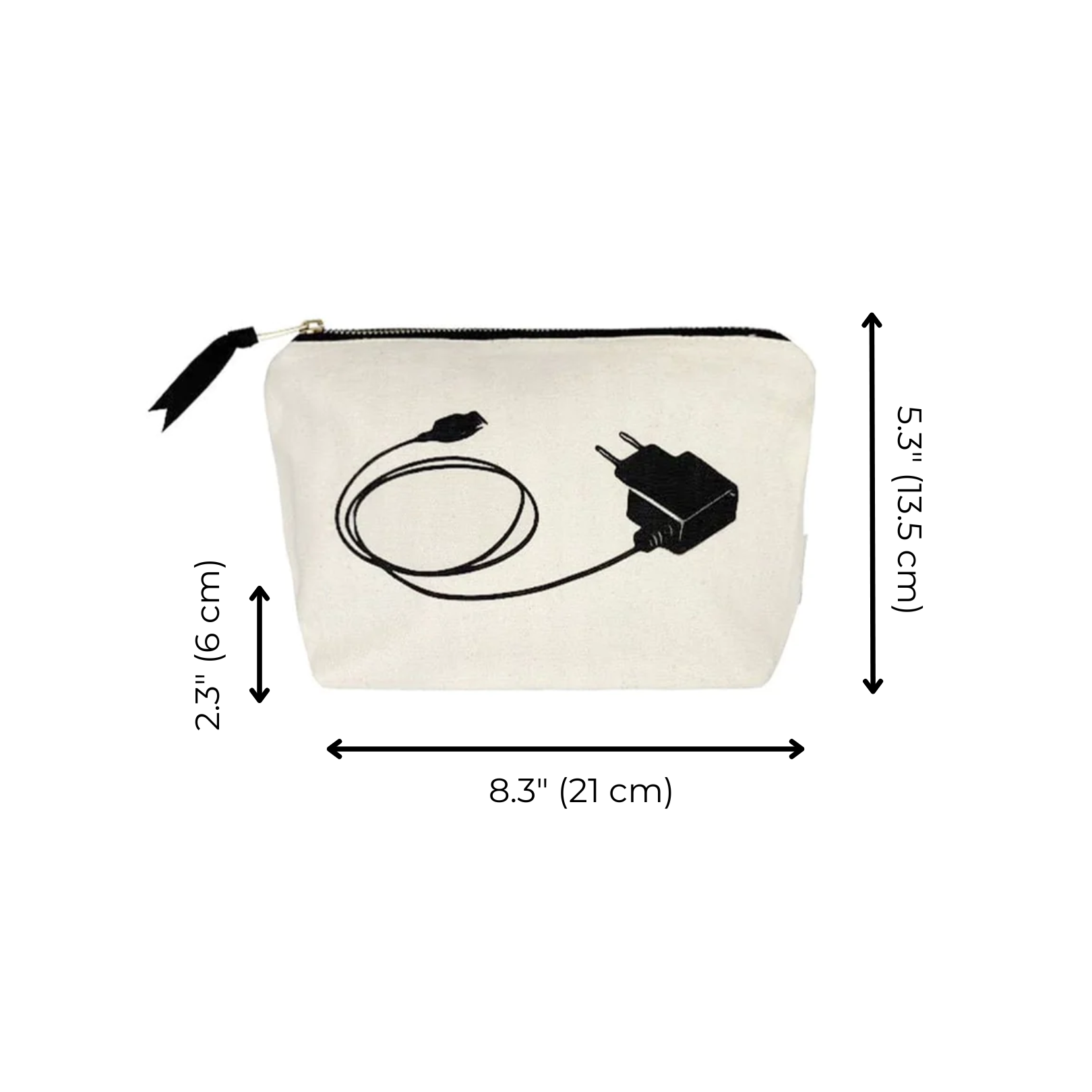 Charger Pouch, Cream - Concordia Style Boutique