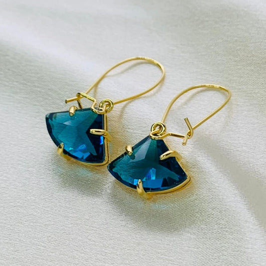 FRENCH BLUE EARRINGS (PAIR) - Concordia Style Boutique