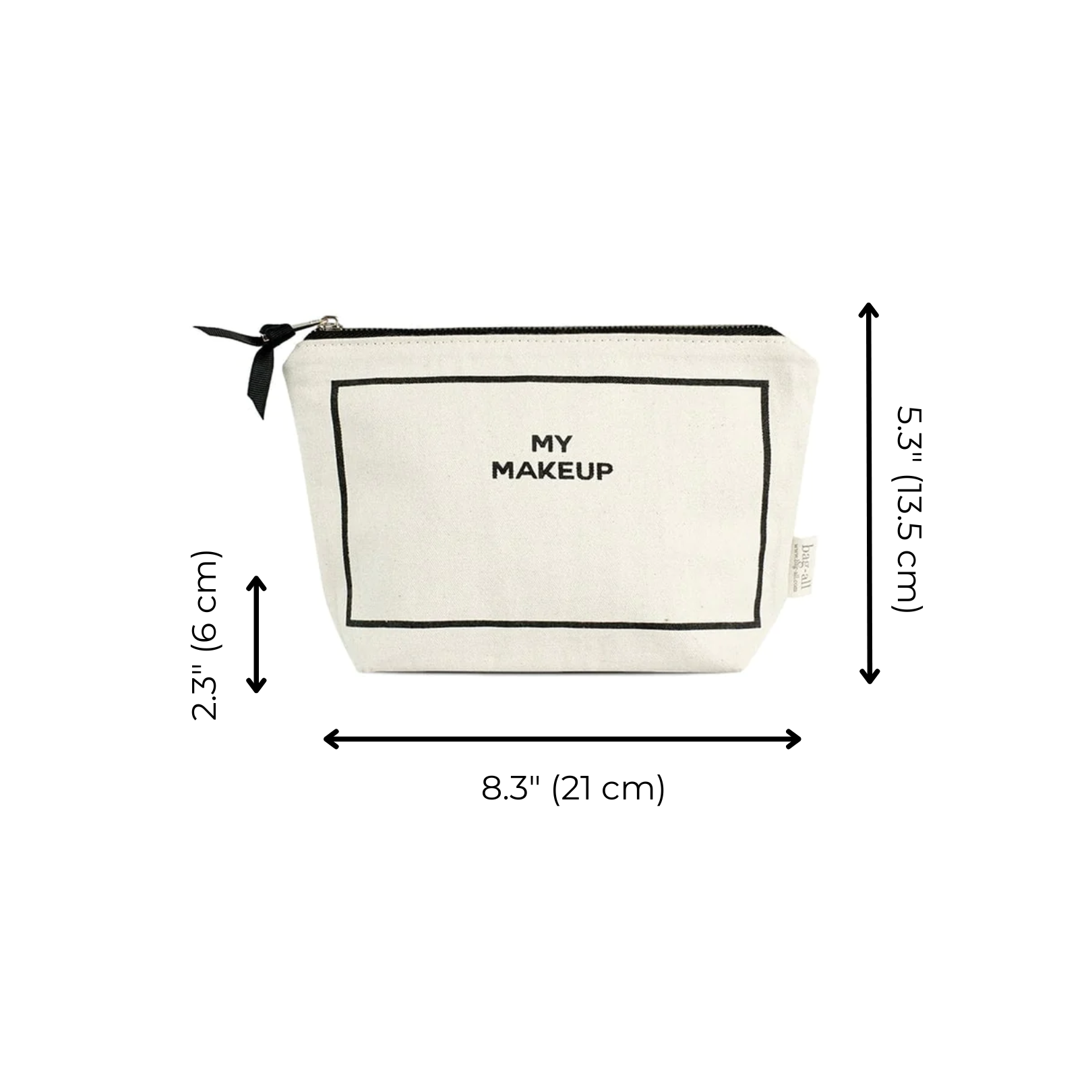 My Makeup Pouch, Coated Lining, Cream - Concordia Style Boutique