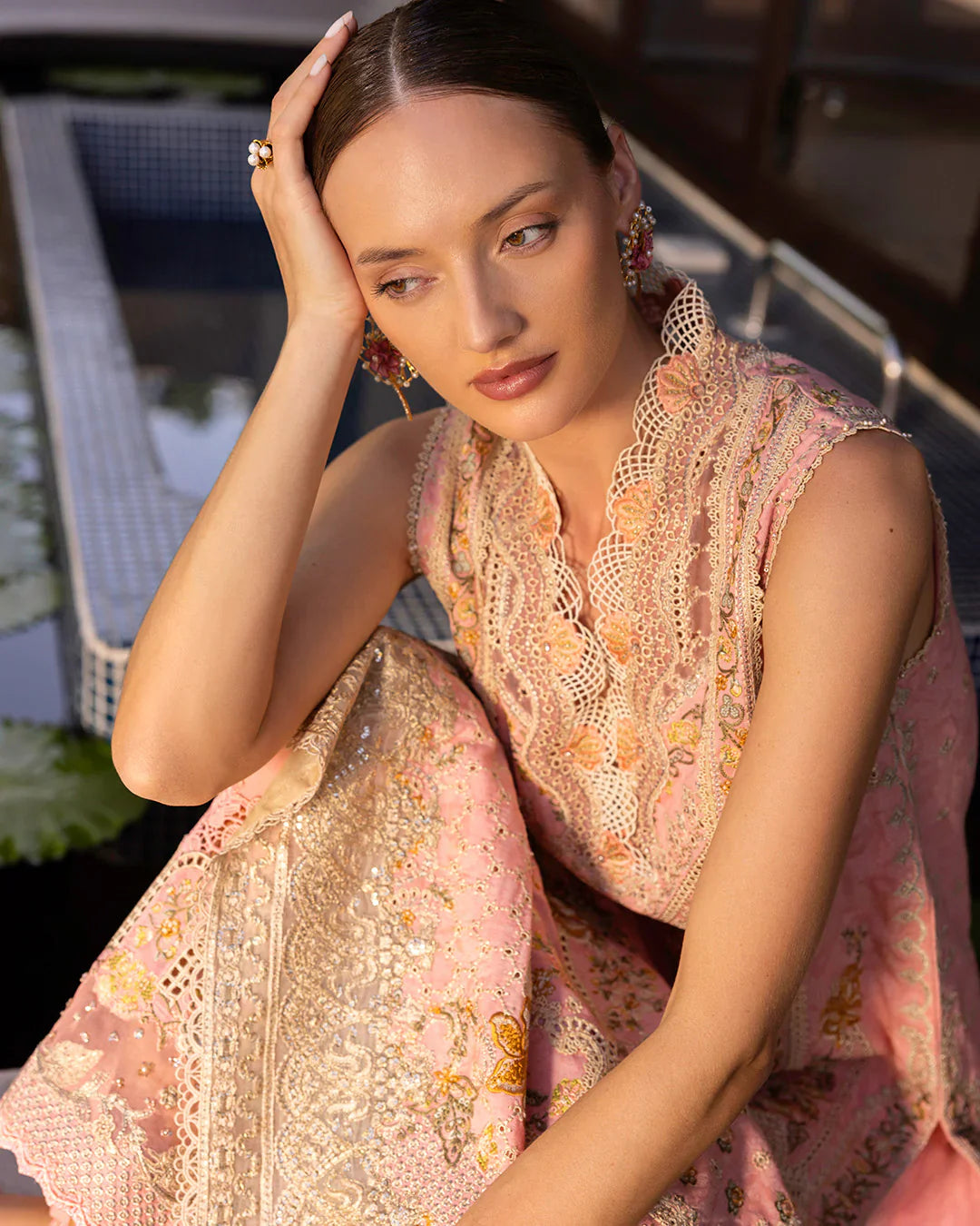 Faiza Saqlain - Peony Three Piece Embroided Lawn