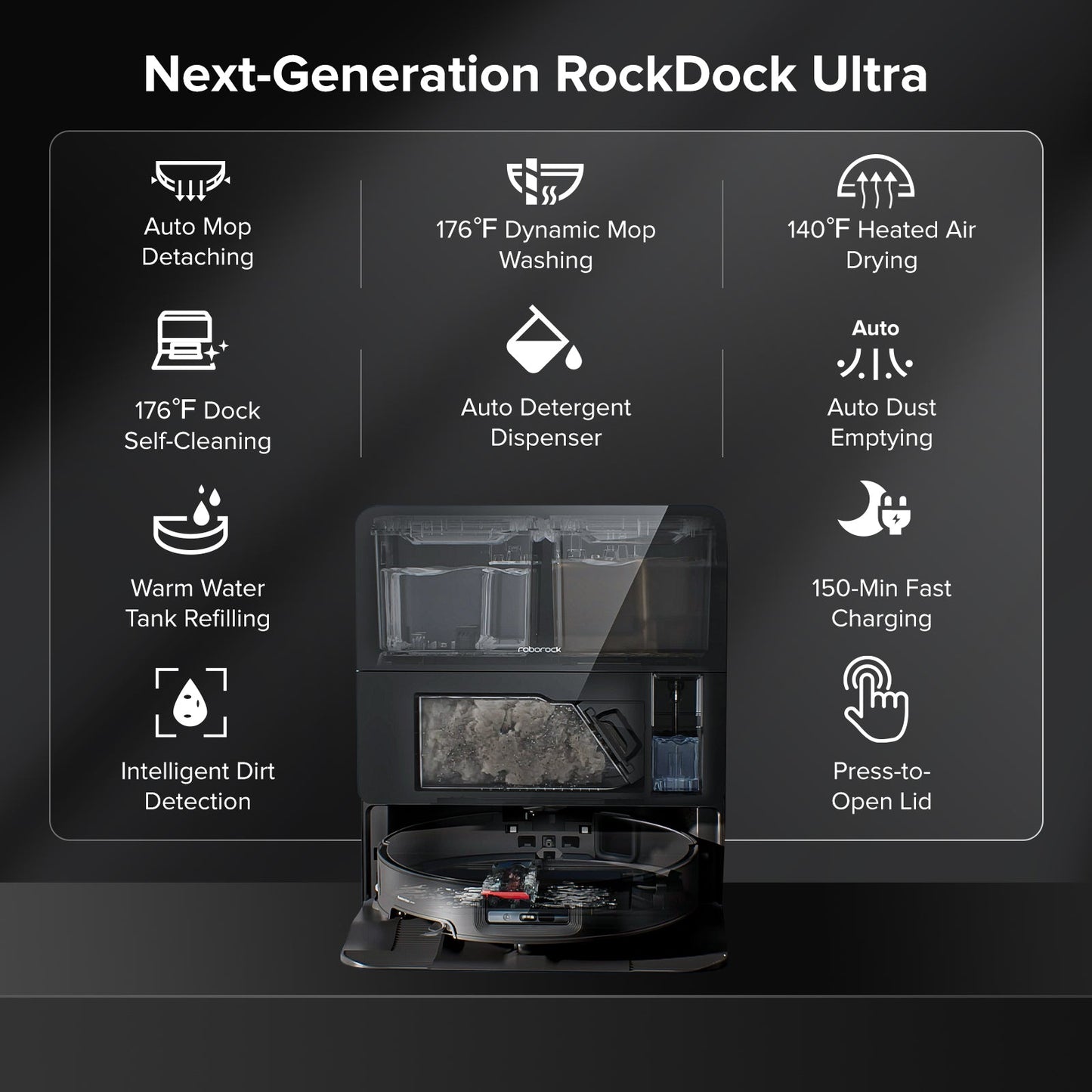 Roborock Saros 10 Robot Vacuum with Dual Anti-tangle System (Upgraded from S8 MaxV Ultra)