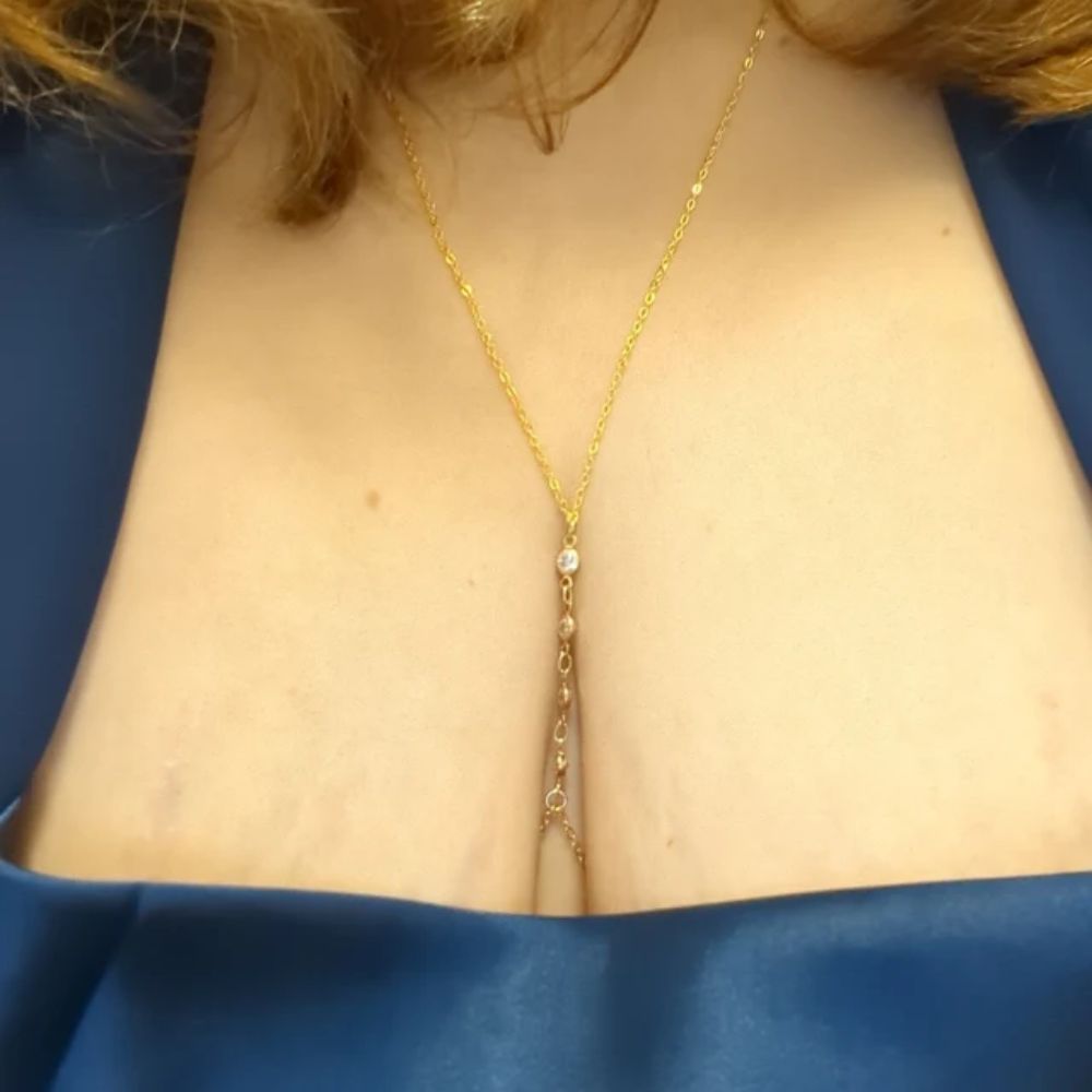 CRYSTAL BODY CHAIN (ADJUSTABLE) - Concordia Style Boutique