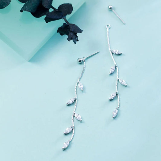 DANGLING LEAVES EARRINGS (PAIR) - Concordia Style Boutique