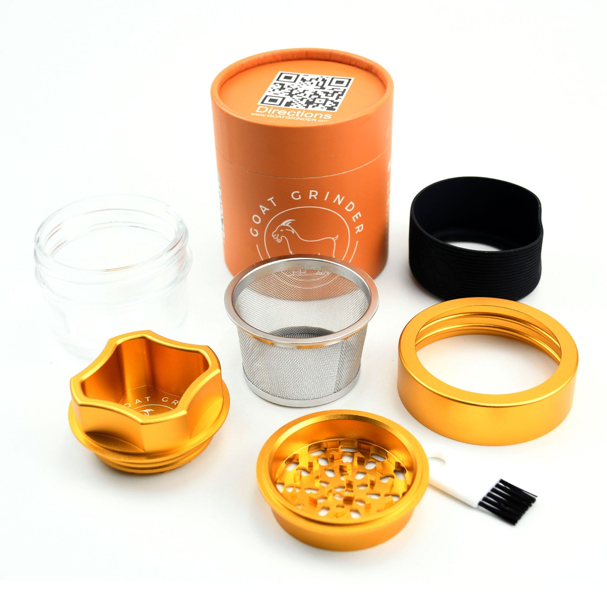 4 Piece Aluminum Herb Grinder | AITH v.I – OG - Concordia Style Boutique