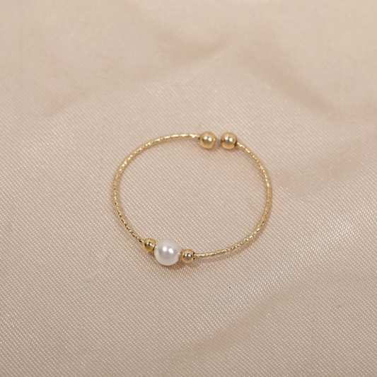 PEARL RING (ADJUSTABLE) - Concordia Style Boutique