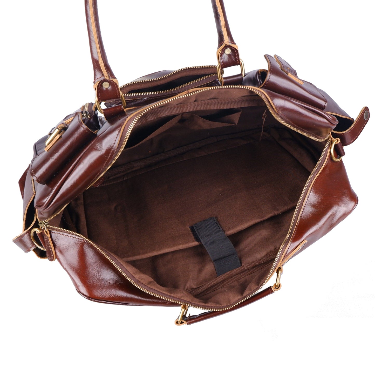 Norman Cherry Red Briefcase - Concordia Style Boutique