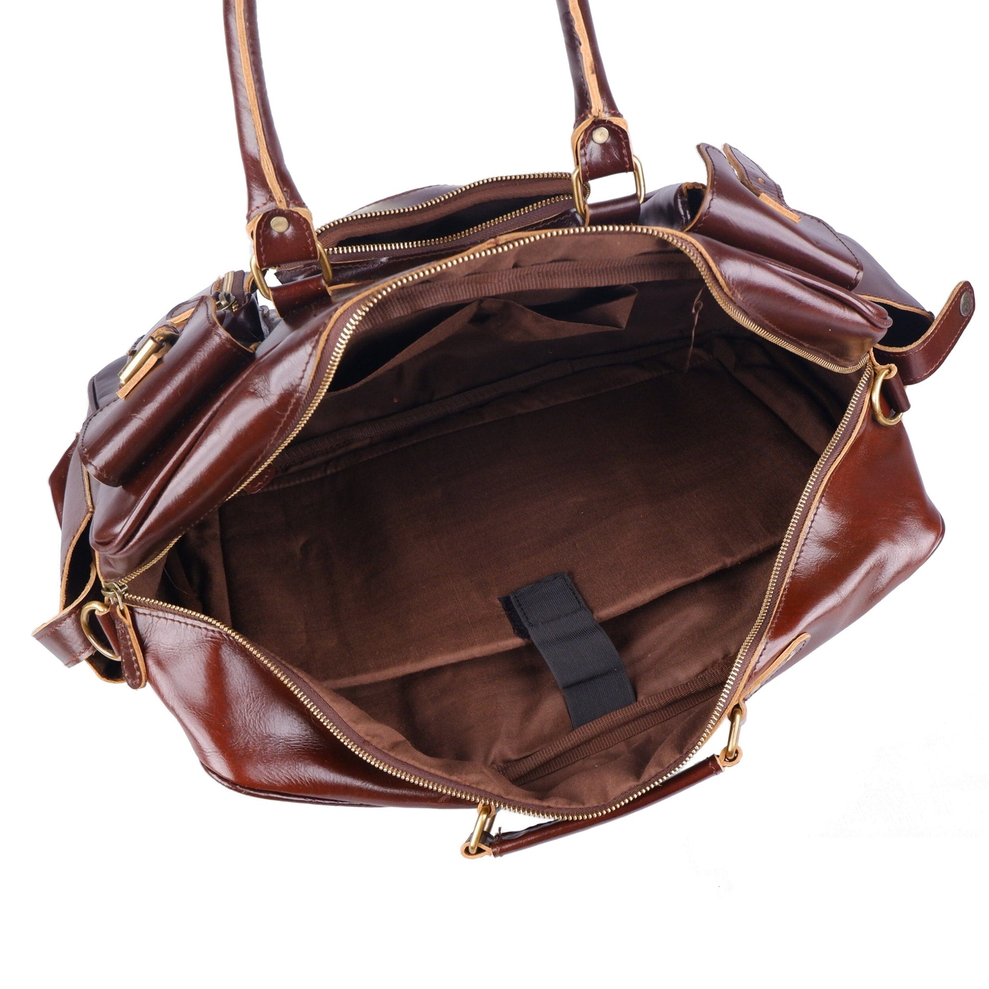 Norman Cherry Red Briefcase - Concordia Style Boutique