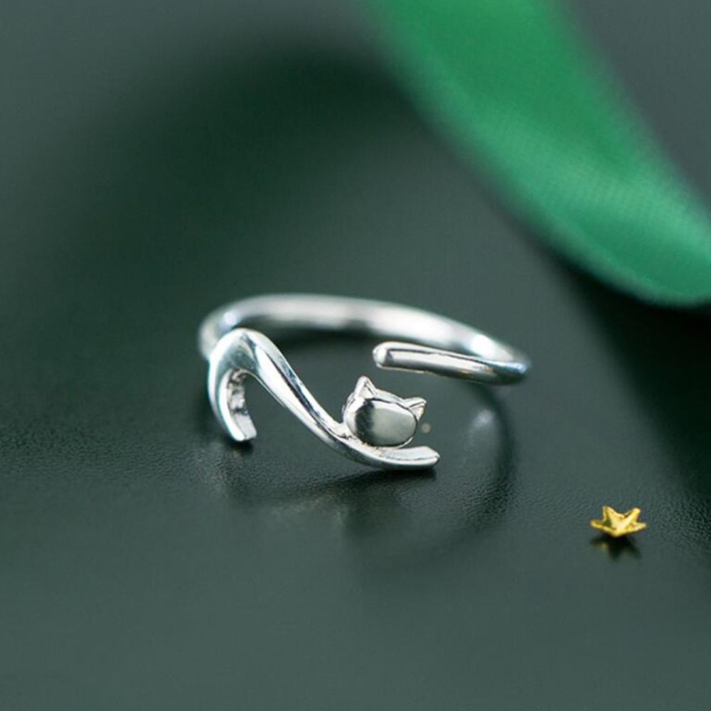 KITTY CAT RING (ADJUSTABLE) - Concordia Style Boutique