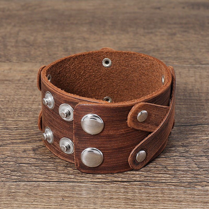 Simple Retro And Old Multi-layer Leather Bracelet - Premium bracelet from Concordia Style Boutique - Just $16.49! Shop now at Concordia Style Boutique