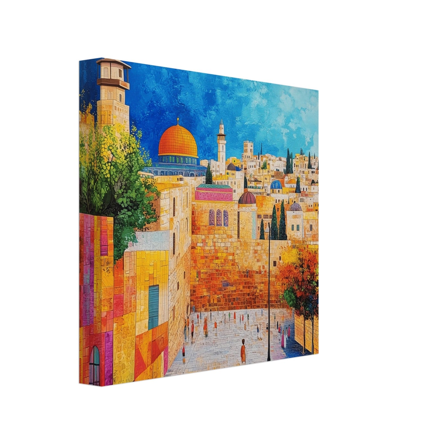 Path of Faith: Jerusalem Wall Canvas Print
