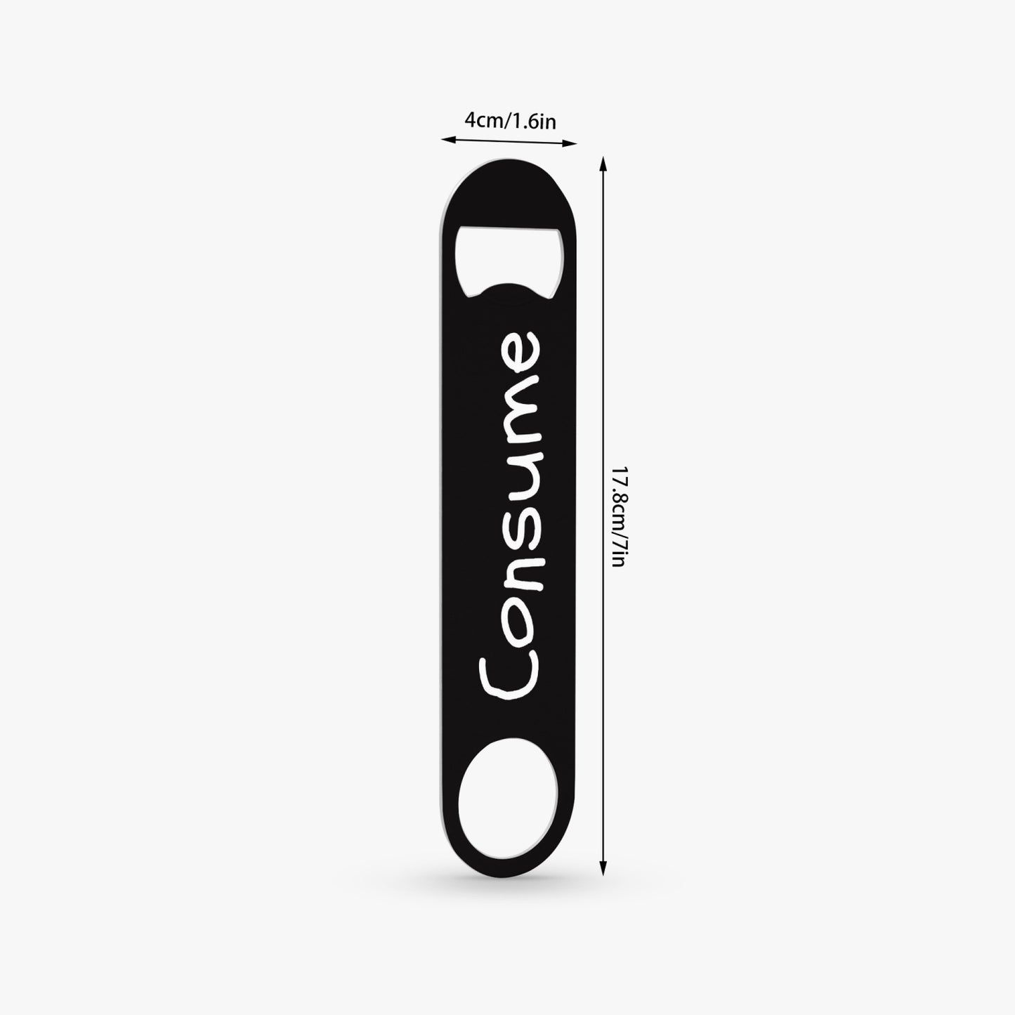 Flat Bottle Opener - Consume - Premium Flat Bottle Opener from Concordia Style Boutique - Just $7.75! Shop now at Concordia Style Boutique