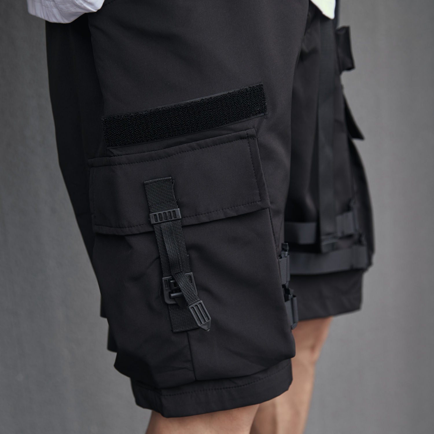 IBS429 Paratrooper Matte Black Shorts - Concordia Style Boutique