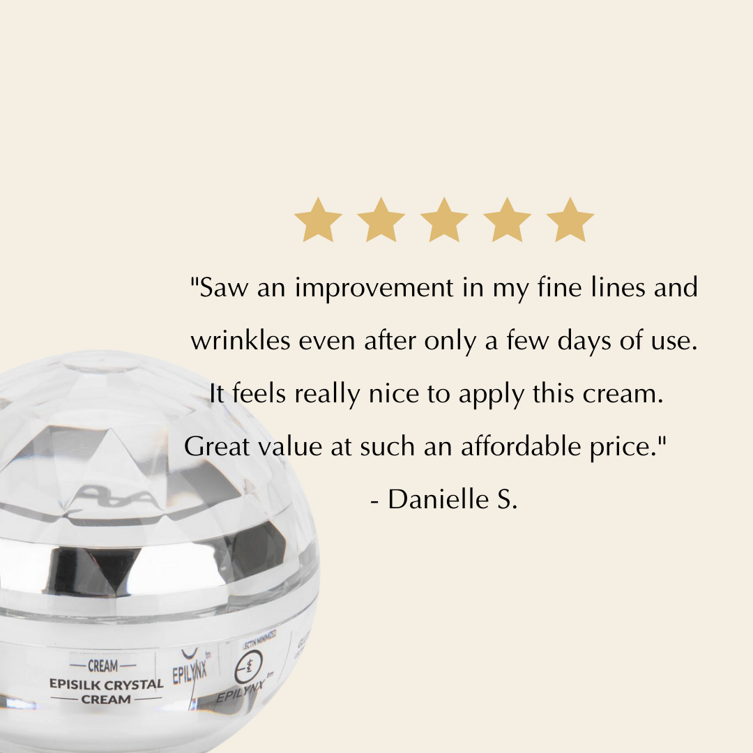 Vegan EpiSilk, Crystal Wrinkle Smoothing Face Cream - Intense Brightening and Firming Wrinkle Fix for Sensitive Skin - Concordia Style Boutique