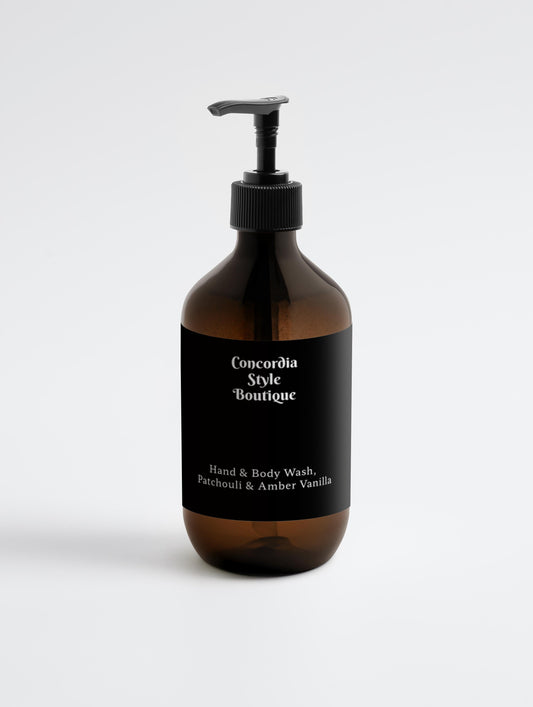 Hand & Body Wash, Patchouli & Amber Vanilla - Premium Hand & Body Wash, Patchouli & Amber Vanilla from Concordia Style Boutique - Just $18.50! Shop now at Concordia Style Boutique