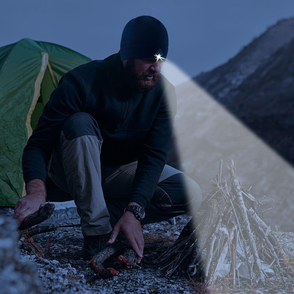 POWERCAP 2.0 Fleece LED Lighted Headlamp Beanies - Concordia Style Boutique