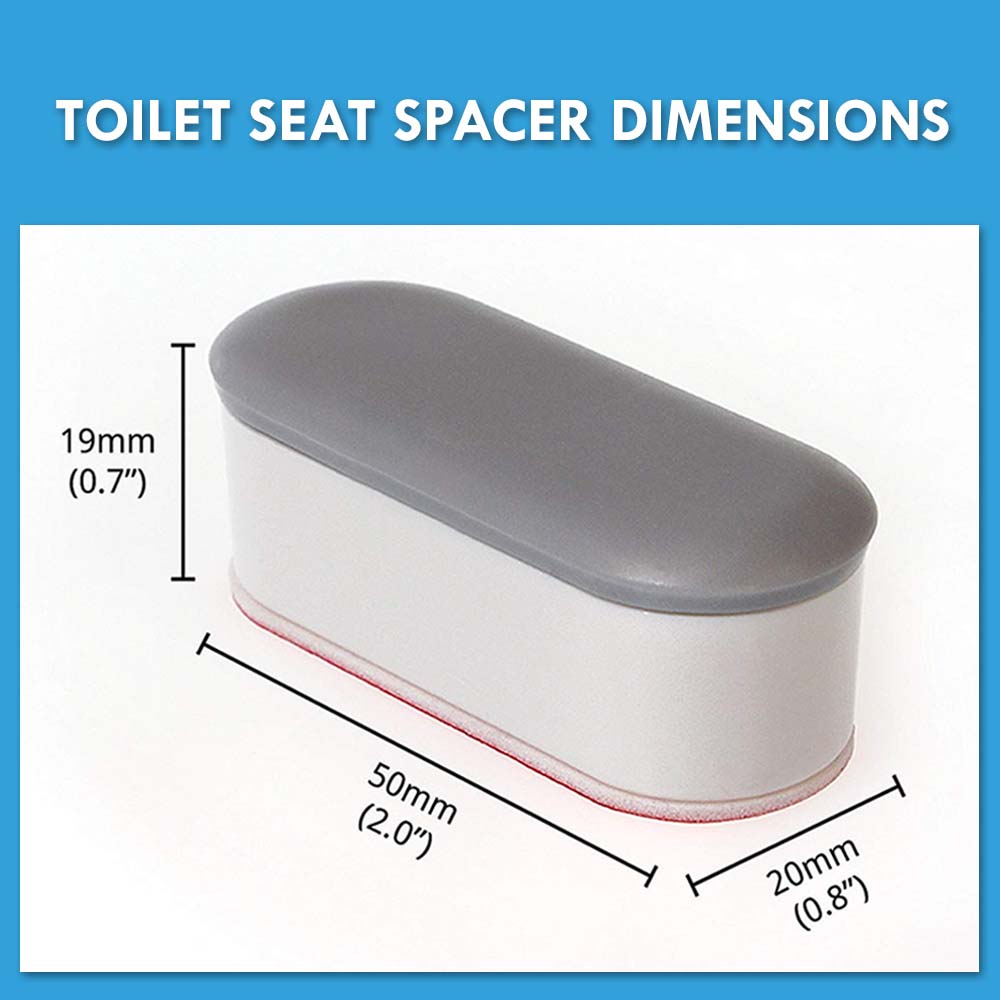 Bumpy Bumpers - Toilet Seat Spacers (4 Pack) - Concordia Style Boutique