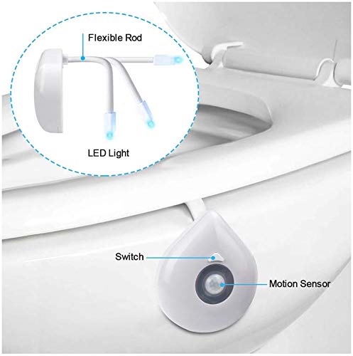 Nighty Lighty - Toilet Bowl Motion Sensor Night Light - Concordia Style Boutique