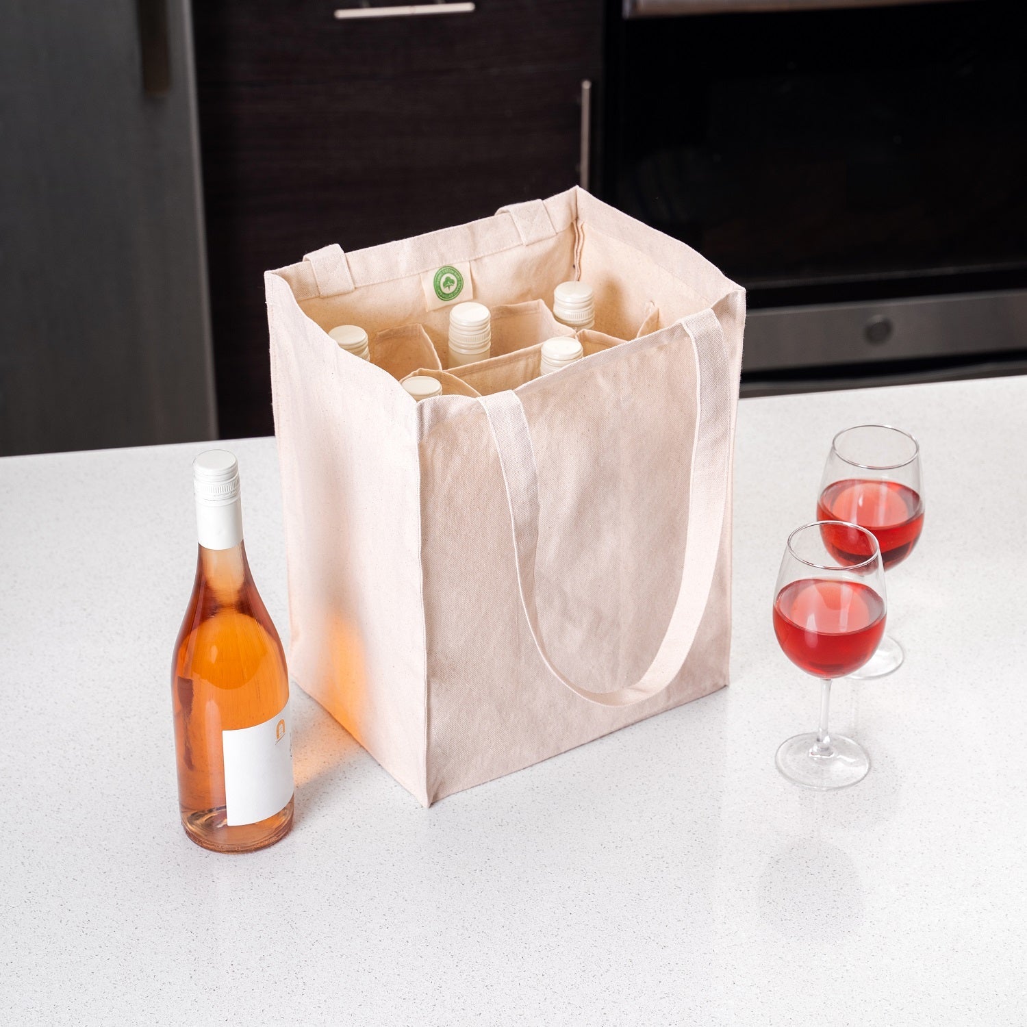 Canvas Wine Tote - Concordia Style Boutique