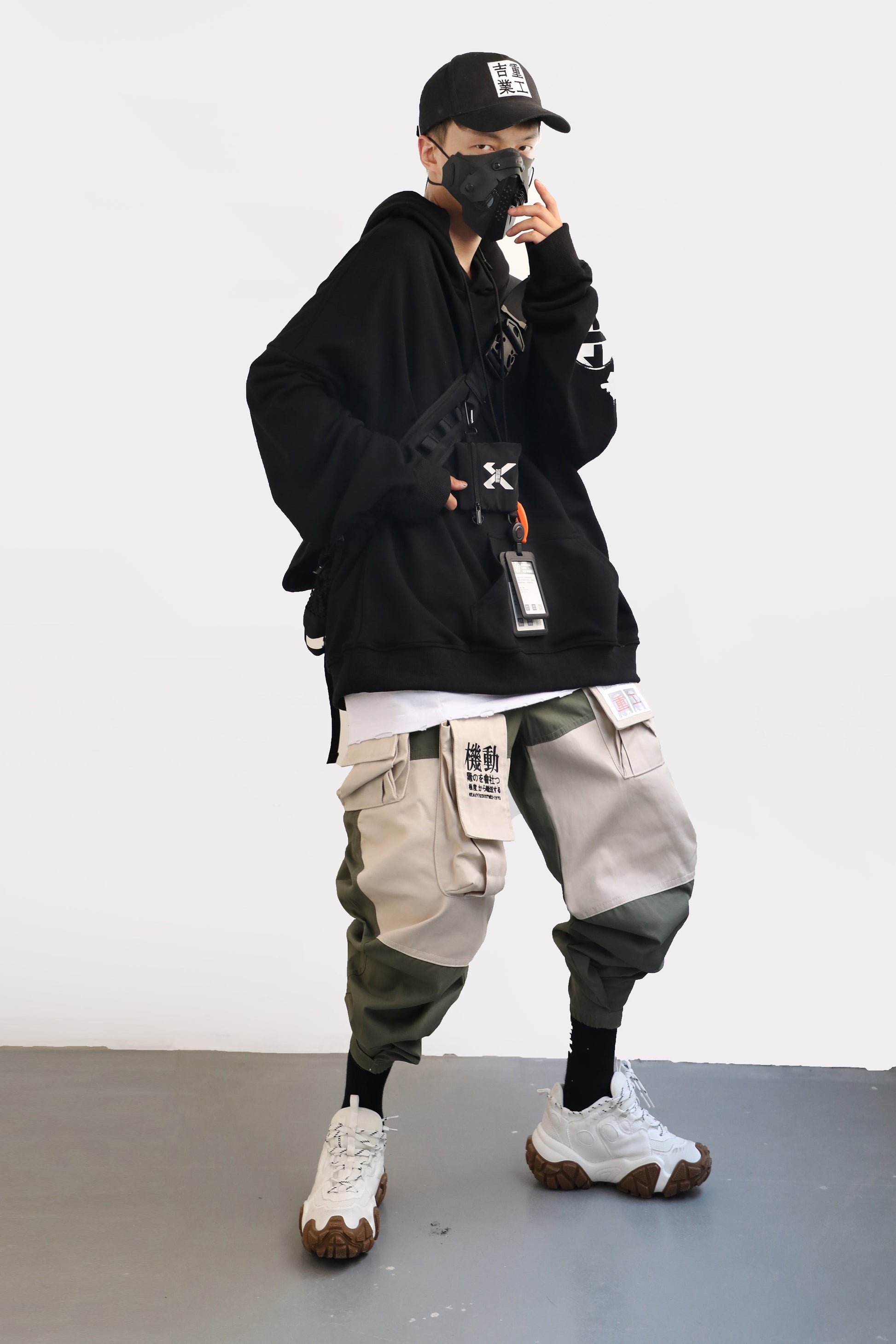 HiP8 Japanese Kanji Joggers - Concordia Style Boutique