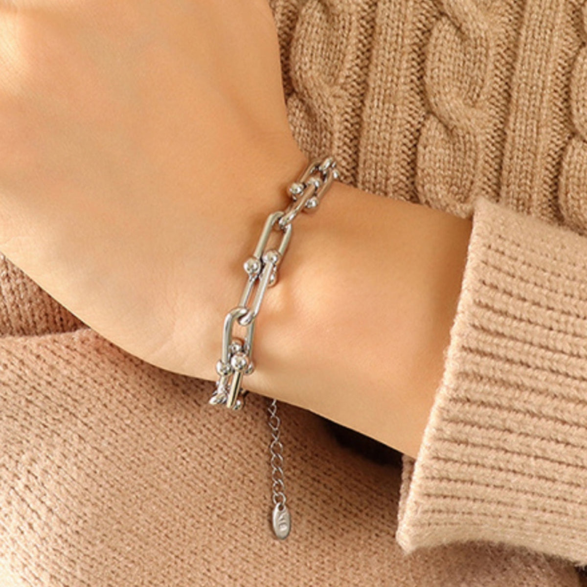 Chunky Chain Titanium Steel Bracelet - Premium Bracelet from Concordia Style Boutique - Just $12.42! Shop now at Concordia Style Boutique