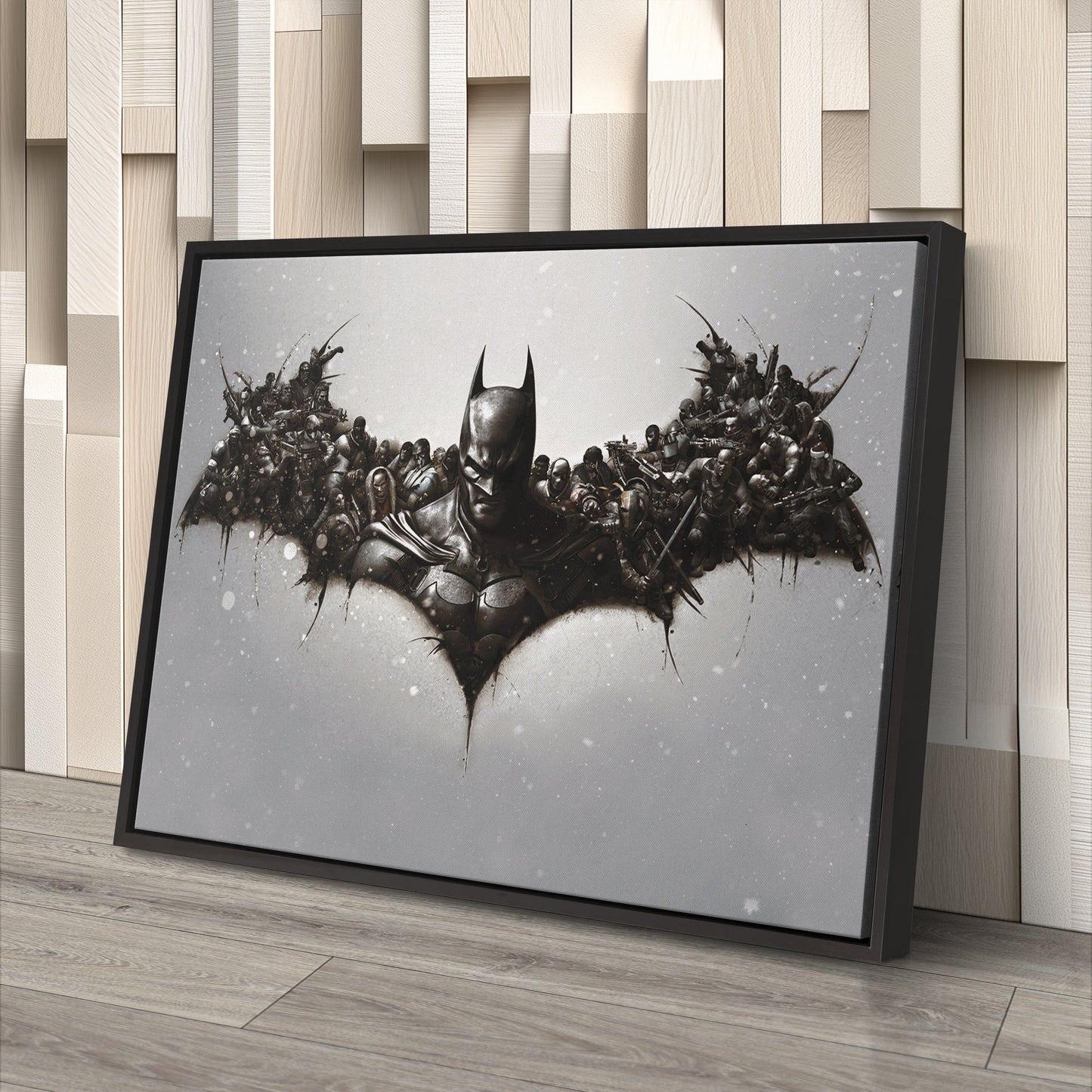 Batman Fallen Enemies Canvas – DC Comics Wall Art Gift for Superhero Fans & Kids