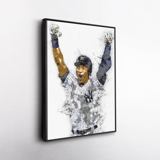 Derek Jeter Canvas Art – New York Yankees Wall Decor