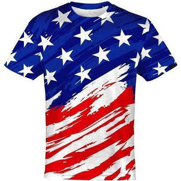 Men's Patriotic U.S.A. Quick-dry Jersey T-Shirt - Concordia Style Boutique
