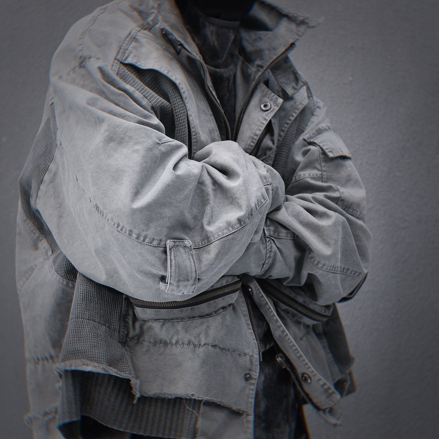 HiJ41 Grey Cyber IX Jacket