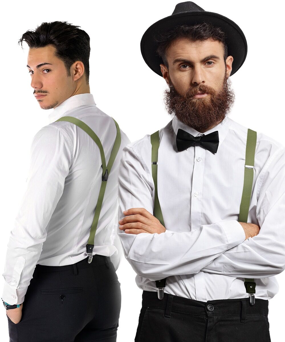 Vittorio Farina Men's Convertible Suspender in Gift Box: 70% Polyester & 30% Elastomer - Concordia Style Boutique