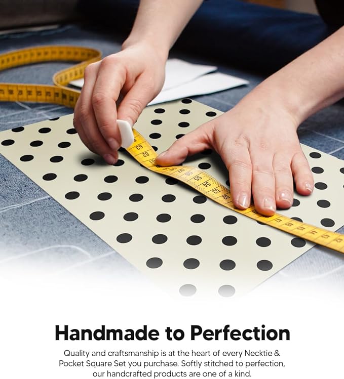 Vittorio Farina Men's Polka Dot Satin Necktie & Pocket Square