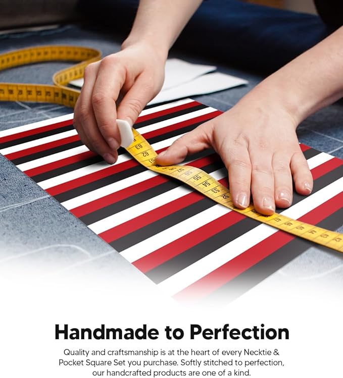 Vittorio Farina Men's Striped Satin Necktie & Pocket Square