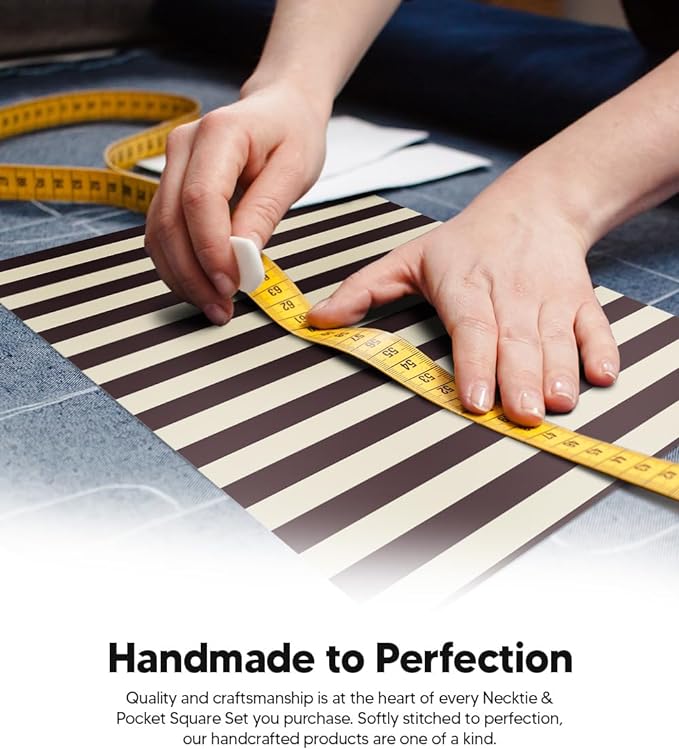 Vittorio Farina Men's Striped Satin Necktie & Pocket Square