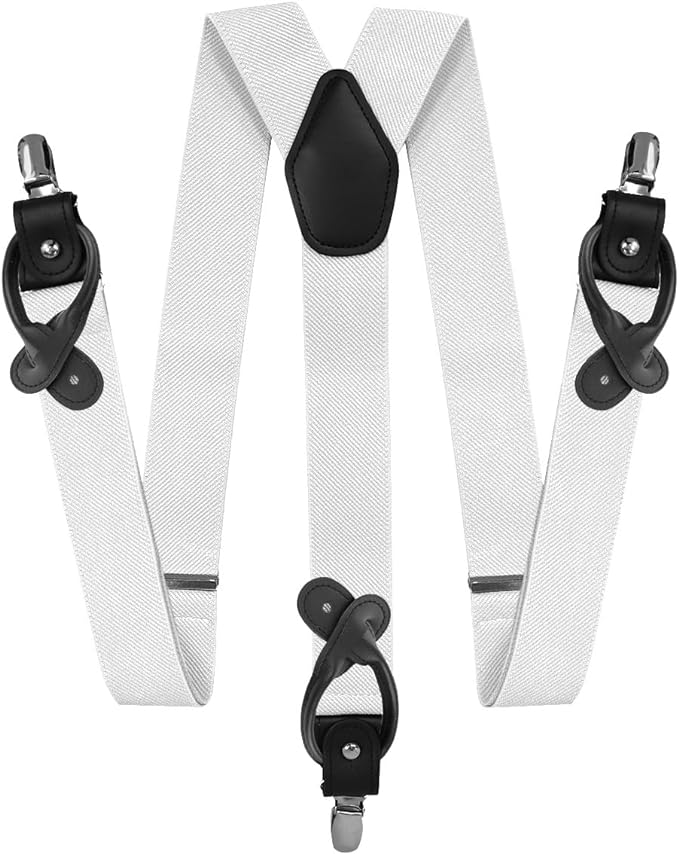 Vittorio Farina Men's Convertible Suspender in Gift Box: 70% Polyester & 30% Elastomer - Concordia Style Boutique